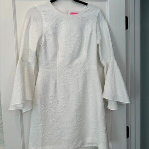 Lilly Pulitzer White Bell Sleeved Dress